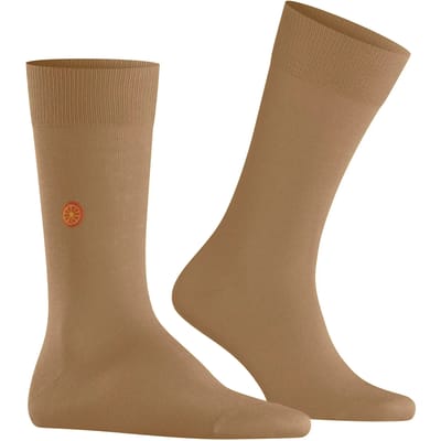 Burlington Brit Style gedessineerd katoen sokken heren bruin - maat 40-46
