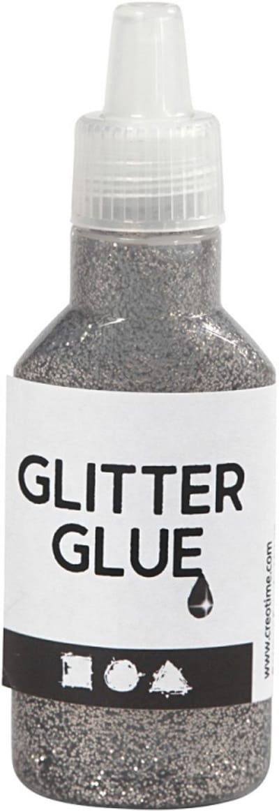 Creativ Company Glitter glue Zilver 25ml