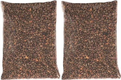 Hobby/knutsel Druivenpitten vulmateriaal - 2x - 500 gram - warmtekussen vulling