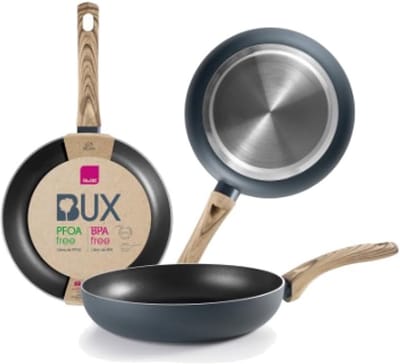 Ibili Friteuse met Mand 16 cm Aluminium Anti-aanbaklaag Afneembare Mand Geschikt voor Inductie