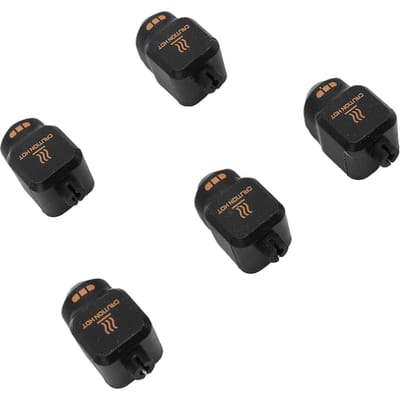 Chaussette en Silicone Adaptée pour Bambu Lab P2S P2SC Noir Résistante à la Chaleur Isolée Couverture en Silicone pour Bloc Chauffant d'Extrudeur d'Imprimante 3D 10 pièces