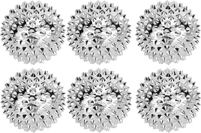 Set van 6 Magnetische Massageballen voor Acupunctuur, Stressverlichting en Ontspanning