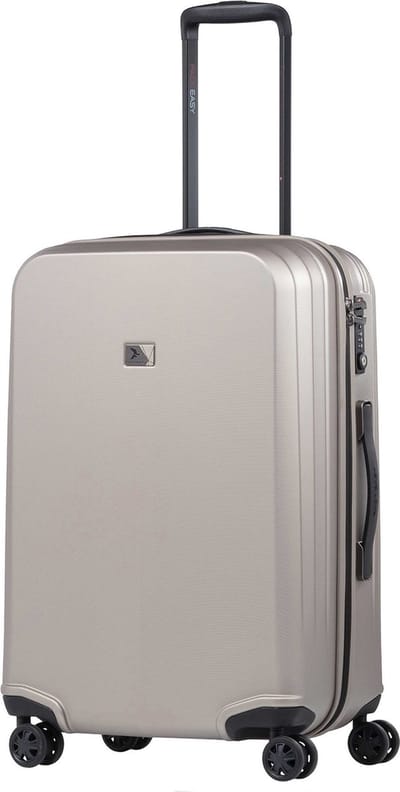 Pack Easy Genius 4 wielen Trolley M 66 cm - Harde bagage - TSA slot - taupe