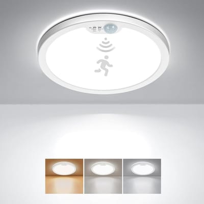 Plafondlamp met Bewegingssensor - Voor Keuken Slaapkamer Badkamer - Lamp Draadloos en Oplaadbaar - Binnenlamp