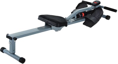 Roeitrainer - Roeimachine - Roeiapparaat - Roeitrainers - Crosstrainer - Inklapbaar - 150 kg - 12 Weerstandniveaus - Grijs