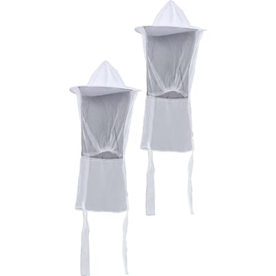 2 pièces Chapeau de Protection d'Apiculteur Chapeau Protecteur d'Apiculture avec Maille Respirante pour Pêcheurs Chasseurs Randonneurs Campeurs gray