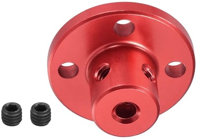 H13xD10 Flens Koppeling Socket voor Stijve Gidsas Steun en Koppeling met Schroeven voor RC Model Motoren en Ambachten in Rood
