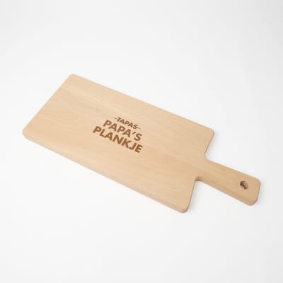 Tapasplankje hout - Serveerplankje - Vaderdagcadeau - Papa's plankje - Cadeau voor papa - Cadeau papa - Vaderdag - Serveerplank - Tapasplank - Cadeau vaderdag