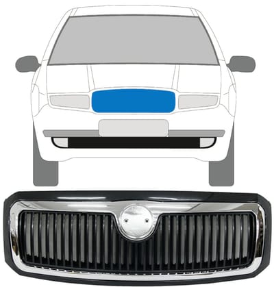 Grill voor Skoda Fabia I 1999-2007