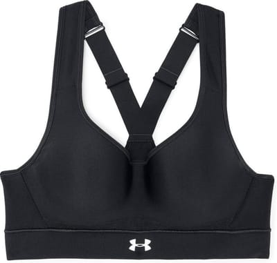 Under Armour Warp Knit High Impact Bra Dames Sport BH - Zwart - Maat 85A
