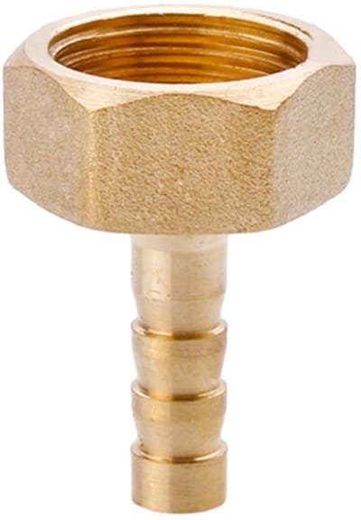JHUBERS- Slangkoppeling Messing - Slangkoppeling Fitting - Slangkoppeling Metalen - Slangkoppeling Vrouwelijke Schroefdraad - Slangkoppeling Adapter - Lekvrije Verbinding - Slangconnector