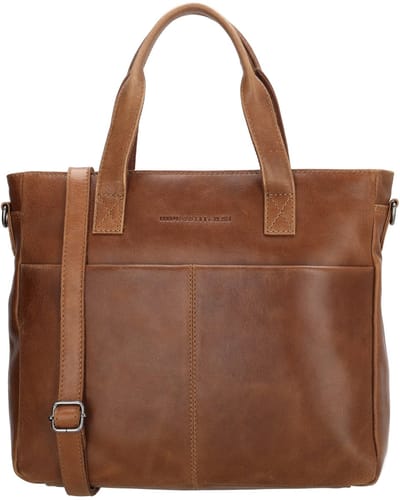 Hide & Stitches Porto Handtas - Schoudertas - Crossbody - Leer - Leren Dames Tas - Bruin