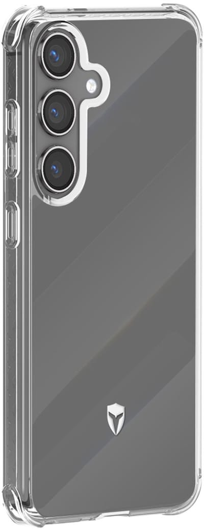 Force Case, Hoesje geschikt voor Galaxy S24 - Versterkt Tryax System met 3D Inserts, Transparant