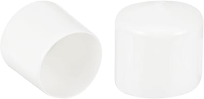 Stoelpootdoppen - Rubberen doppen Beschermdoppen - Vloeren Beschermen - Flexibel Vinylrubber - 56 mm - Wit
