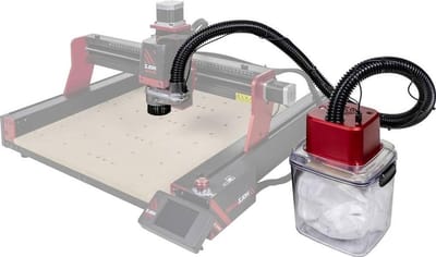 Afzuiging stofzuiger - Stofafzuiging machine - Werkplaats stofvrij - Met LED werklamp - 28 liter zak - Grijs