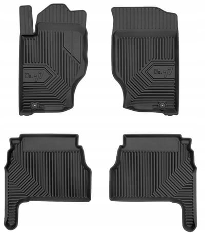 Frogum No.77 Automatenset - Geschikt voor KIA Sorento I (2002-2009) - 4-delig - Perfecte Pasvorm - TPE Rubber - Hoge Rand 4cm - Geurloos - Zwart