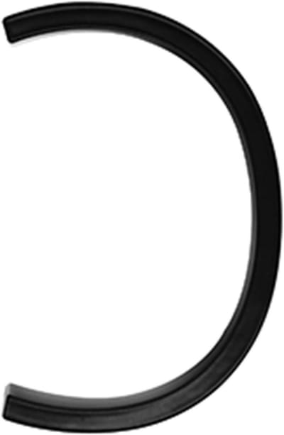 Huisnummer Zwart - Deurcijfer Nummer - Voordeur Decoratie - Anti-roest Zinklegering - 125 mm - Zwart