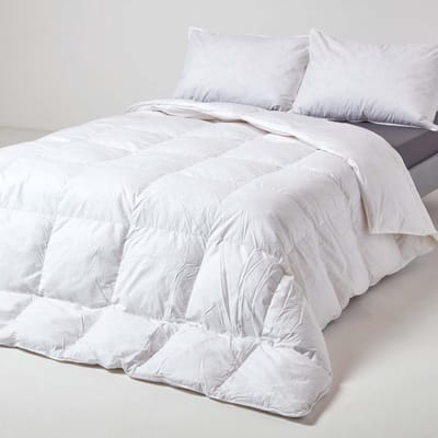 Homescapes Donzen Zomerdekbed 150x200 cm – Ganzendons & Veren – Warmteklasse 3 – OEKO-TEX® & RDS Gecertificeerd