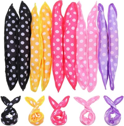Set van 10 Flexibele Schuimrollers voor Haarstyling - 8 x 1.5 Inch, Ideaal voor Lang, Kort, Dik en Dun Haar in Diverse Kleuren