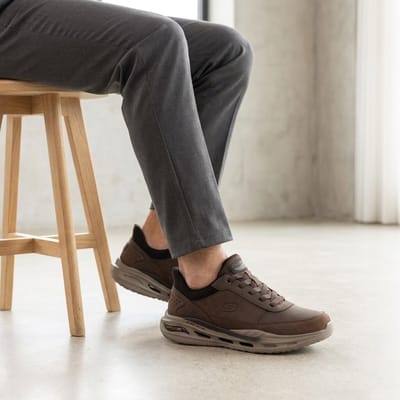 Skechers ARCH FIT ORVAN - MOXLEY Heren Instappers - Donkerbruin