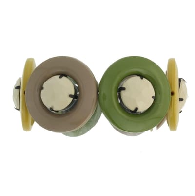 Behave - Elastische armband retroknopen - Creatieve vintage stijl