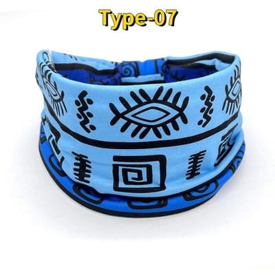 Print hoofdband voor vrouwen Twist stijl haarband dames salon make-up hoofd wrap hoofddeksels tulband meisjes accessoires gray
