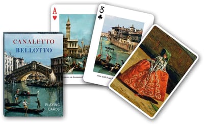 Piatnik speelkaarten Canaletto Bellotto - klassieke kaartspellen set.