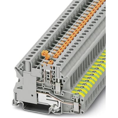 Phoenix Contact 3070011 Aardklem 3-etages 6.2 mm Schroeven Grijs 50 stuk(s)