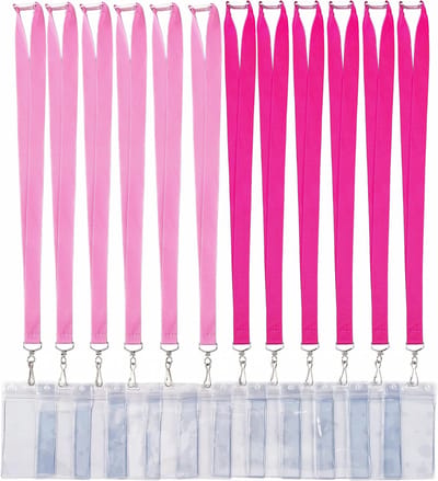 Kaarthouder Lanyard Set - ID Badge Houders - Veilige Toegang - Waterdichte Bescherming - 9.5 x 6.4 cm