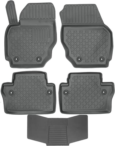 Max-Dywanik Aristar - Volvo V70 III/XC70 II - 2007-2016 - Voor en Achter - Zwart