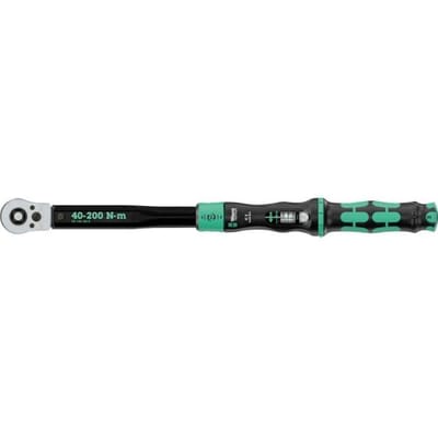Wera Click-Torque Lock C 3 R/L 05075695001 Momentsleutel Met doorsteekvierkant 1/2 (12,5 mm) 200 - 40 Nm