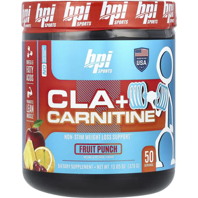 BPI Sports, CLA + Carnitine, Fruit Punch, 13.05 oz (370 gr)