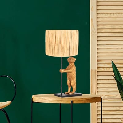 Anne Lighting tafellamp Animaux - zwart - metaal - 3712ZW
