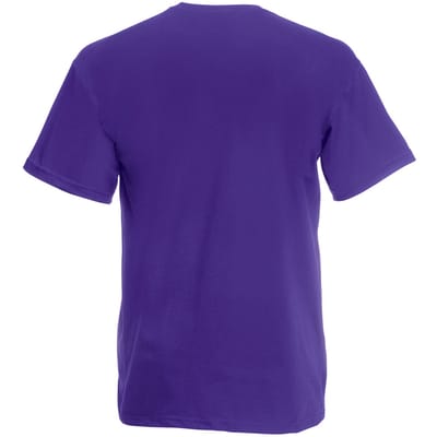 Fruit Of The Loom Heren Valueweight T-shirt met korte mouwen (Paars)