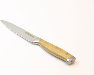 Westinghouse Koksmes - RVS Keukenmes - Groentenmes – 13 cm – Bamboo Handvat