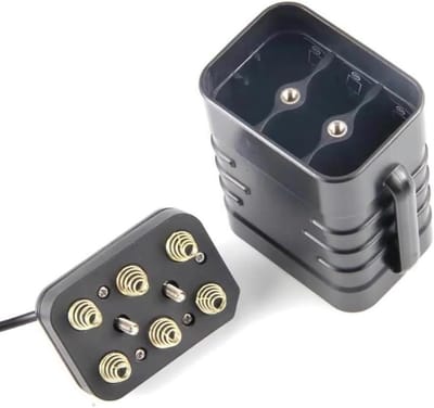 Batterijhouder - Batterijbox - Dubbele Interface - Waterdichte Behuizing - 12V - Zwart