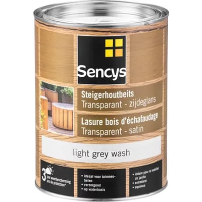 Sencys Steigerhoutbeits Transparant Light Grey Wash 2,5l