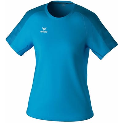 Erima Evo Star T-Shirt Dames - Lichtblauw / Mykonos | Maat: 34
