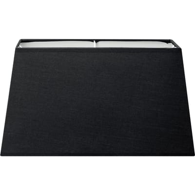 Home Sweet Home - Stoffen - Stoffen Lampenkap - Rectangle - Black - Minimalistische stijl - 35 x 30 x 19 cm - E27 fitting - voor tafellampen - voor