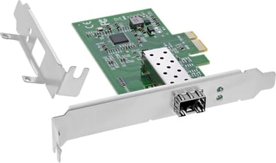 InLine® Gigabit netwerkkaart, 1x LC fiber 1 Gb/s, PCIe x1