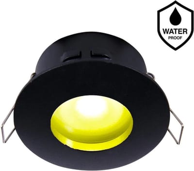 Smart Tuya Inbouwspot Zwart 5W | Waterdicht | 70 mm | 2700-6500K en full-colour