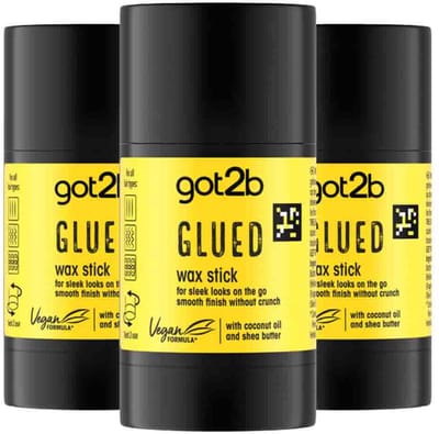 Got2b Glued Styling Haarwax Stick - 3 x 50 gr - Voordeelverpakking