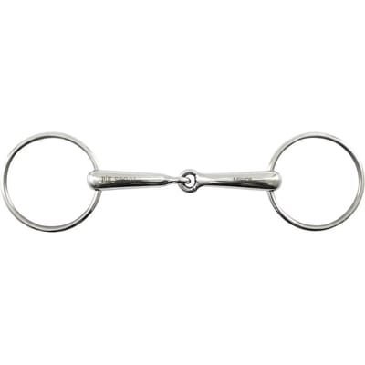 Enkel paard bit - 75 mm ringen Premier Equine