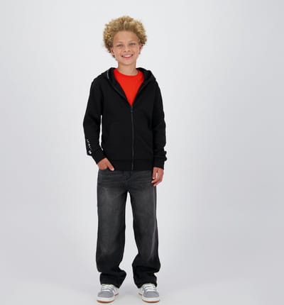 Raizzed jongens vest Ortez Deep Black Regular