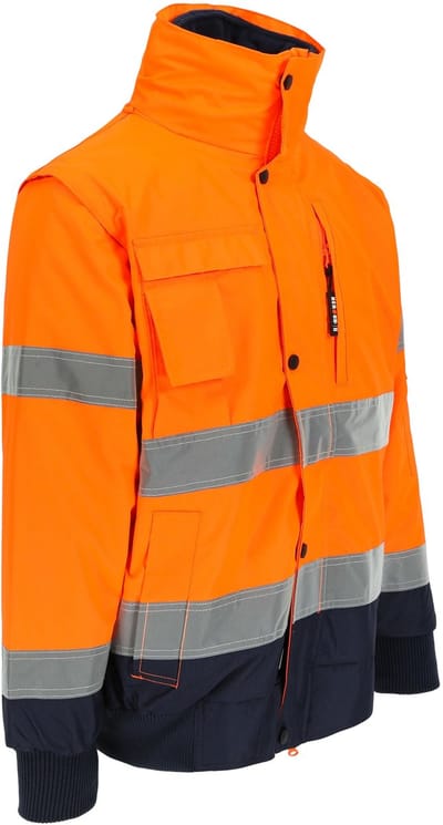 Herock Tarvos High Vis Fleecejas Geel / L