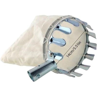1 stuks Fruitplukker Gereedschap, Metalen Kersenplukker Gereedschap, Fruitplukker Mandkop, Fruit Oogster Hulpstuk Tuin Hardware Gereedschap 14CM