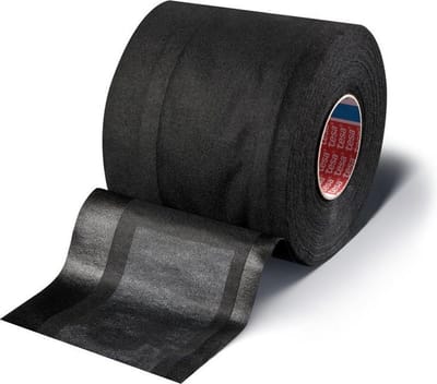 Tesa 51608 Kabelbundeltape - PET-vlies - Zwart - 38mm x 25m