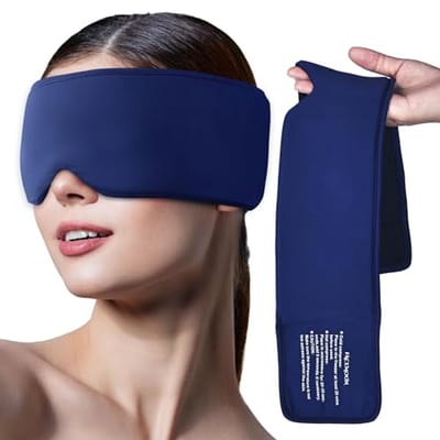 Verkoelende Oogmasker voor Migraine (Herbruikbaar) - Koud Kompres voor Hoofdpijn en Gezwollen Ogen
