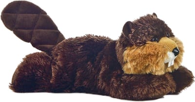 Pluchen Bever Knuffel 20 cm - Realistisch en Zacht Dierenknuffel