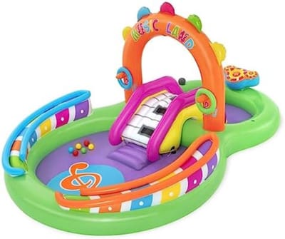 Kinderzwembad met Glijbaan - Speelzwembad met Glijbaan - Kinderzwembad Opblaasbaar